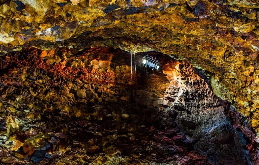 Descending into a magma chamber of a dormant volcano - this is one of the best things to do in Iceland