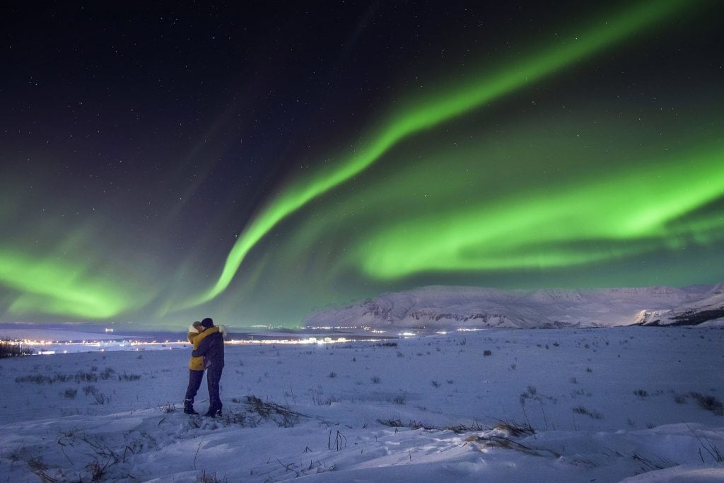 Watching the Northern Lights in Iceland