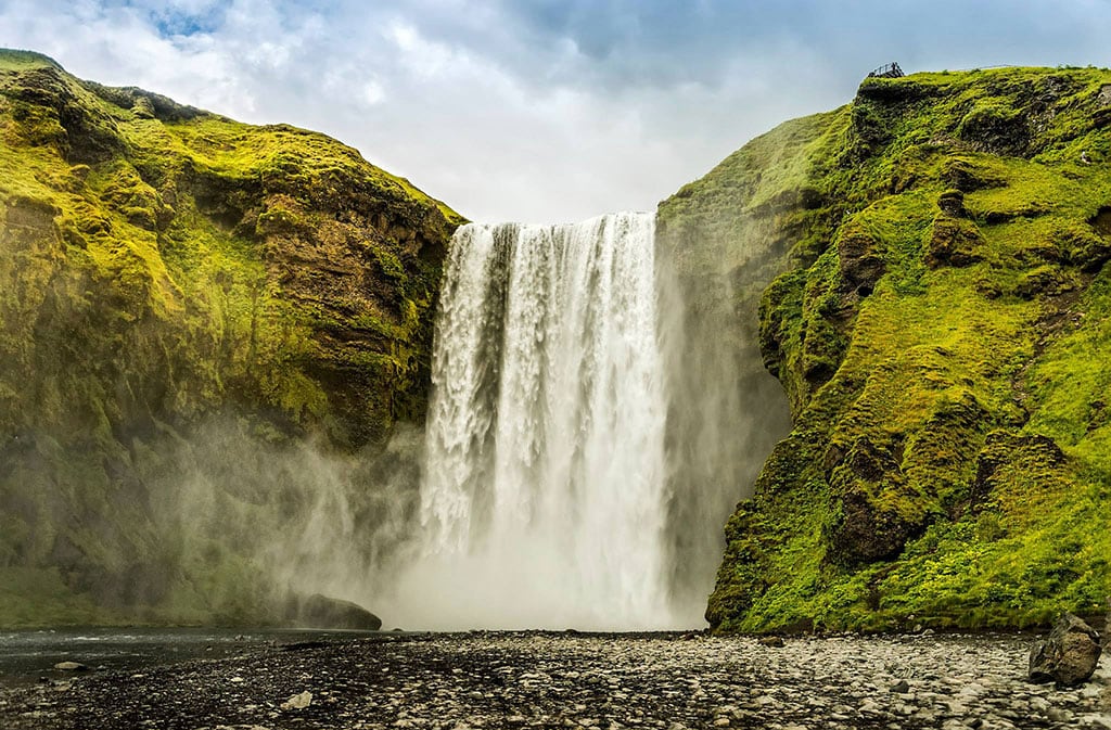 Iceland South Coast - Skogafoss waterfall