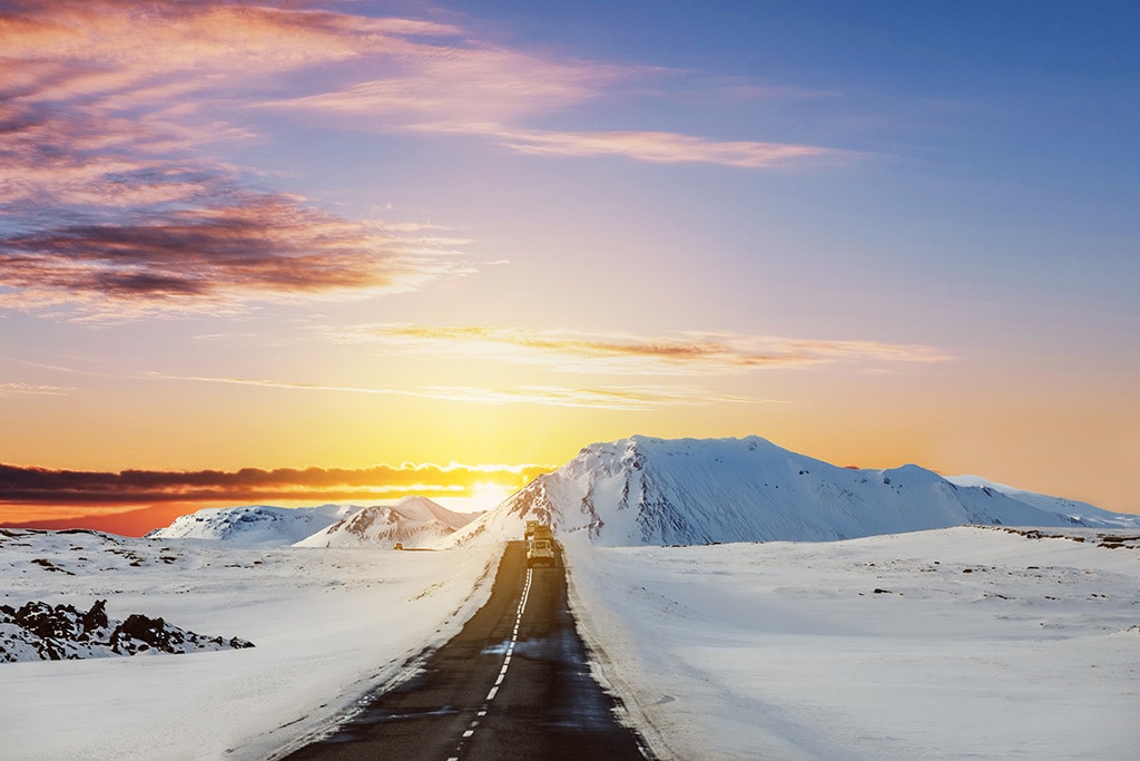 iceland road trip in december