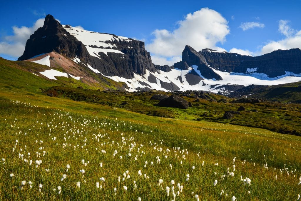 Dyrfjöll mountains in East Iceland