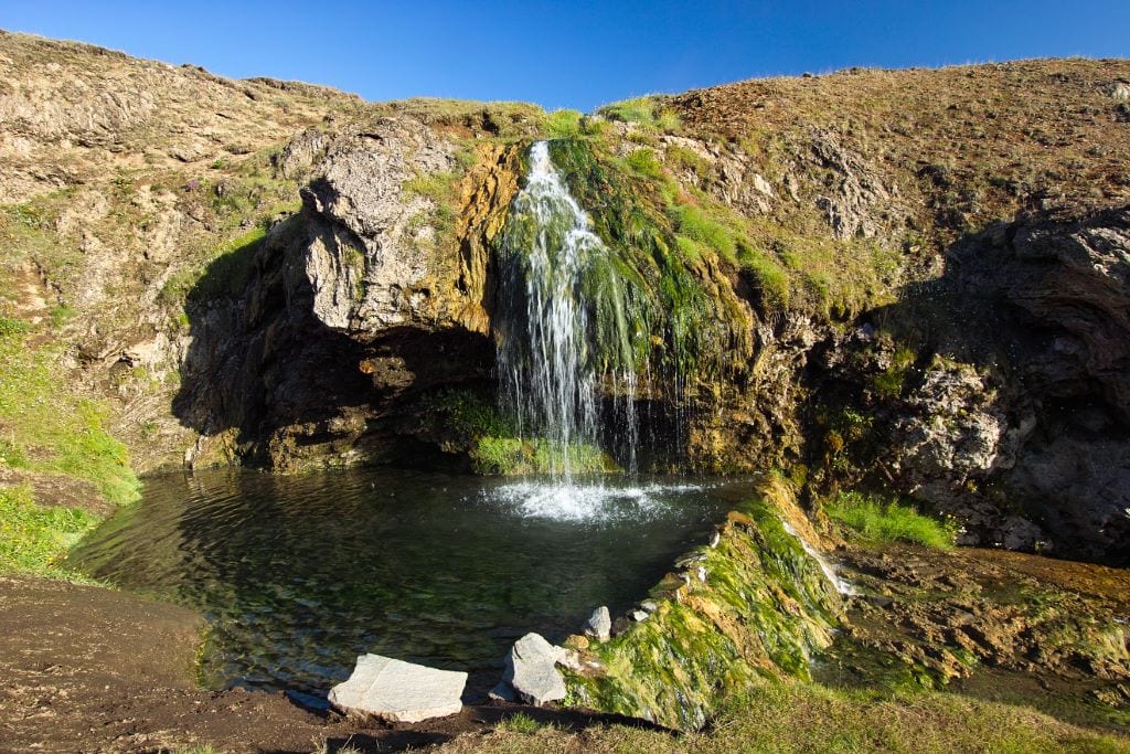 Laugarvellir Hot Natural Waterfall