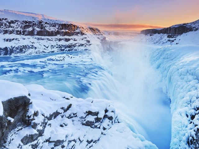 Gulfoss in Winter