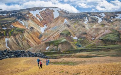 Colorful mountains in Landmannalaugar