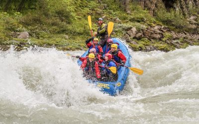 Whitewater river rafting tour in North Iceland